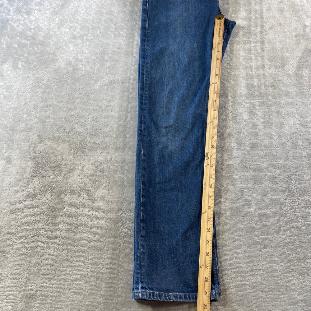Tecovas Ranch Wear Jeans Straight Mens 30x30 Dark Blue Stretch Cowboy Workwear - Picture 6 of 13